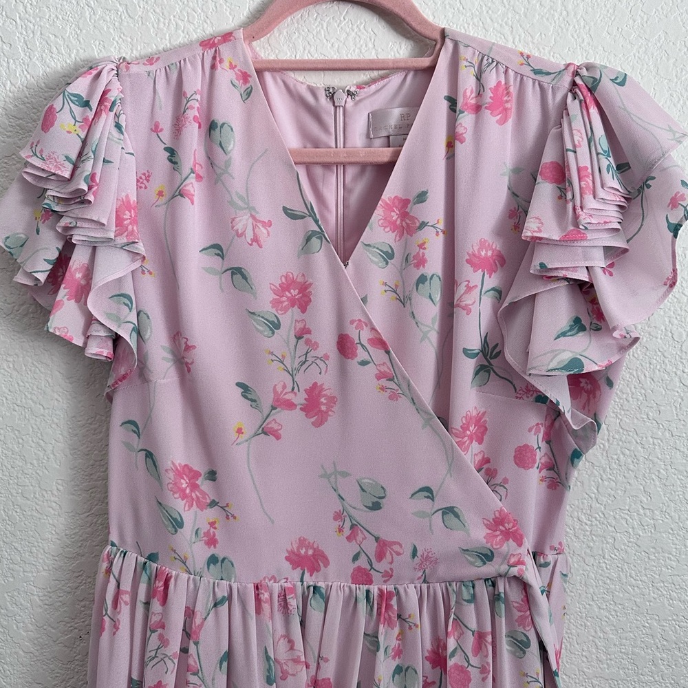 Rachel Parcell Tiered Ruffle sleeve dress - Picture 2 of 11